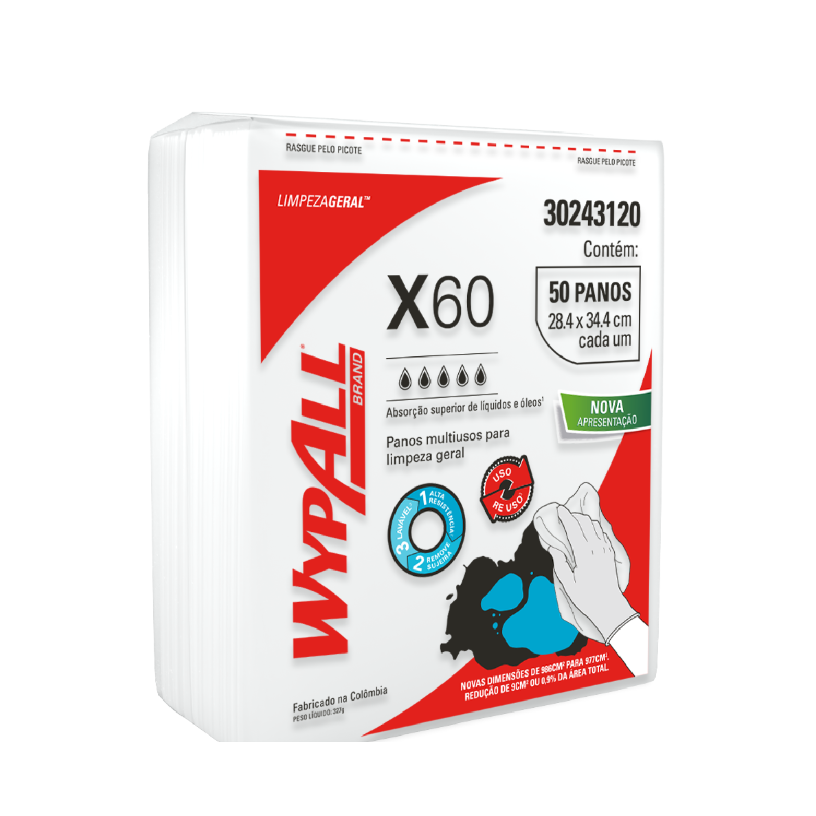 Pano De Limpeza Reutilizavel Wypall