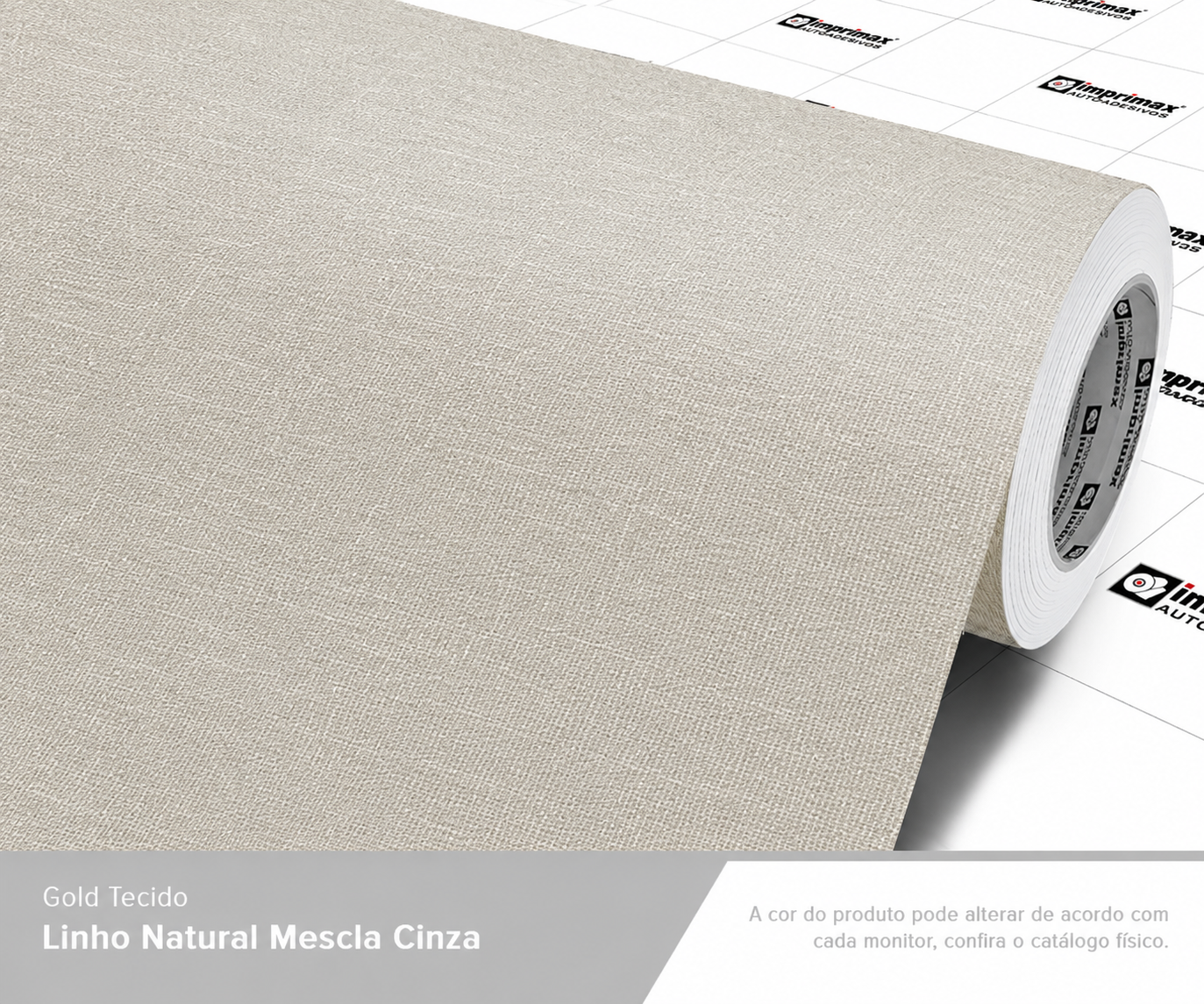 Vinil GM Linho Natural Mescla Cinza - 1,22