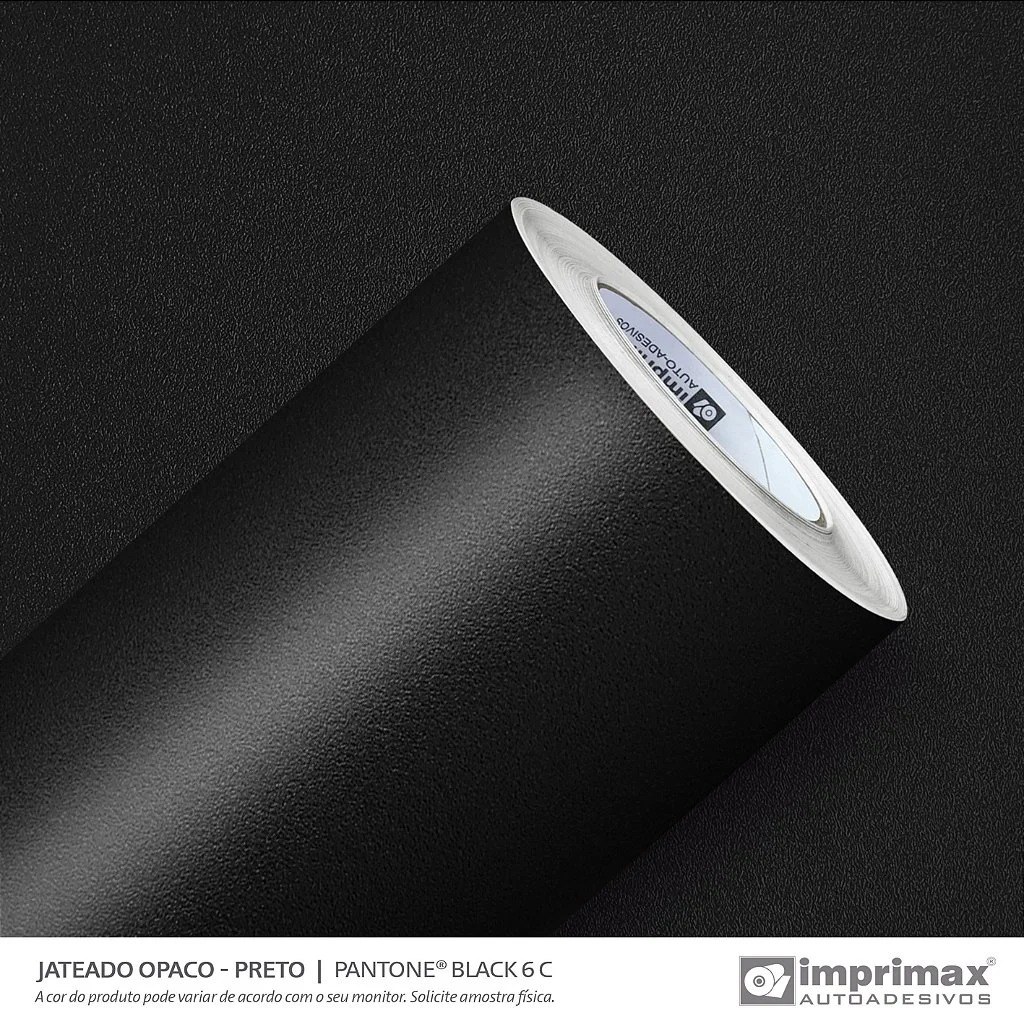 Vinil GM Fosco Preto - 1,40