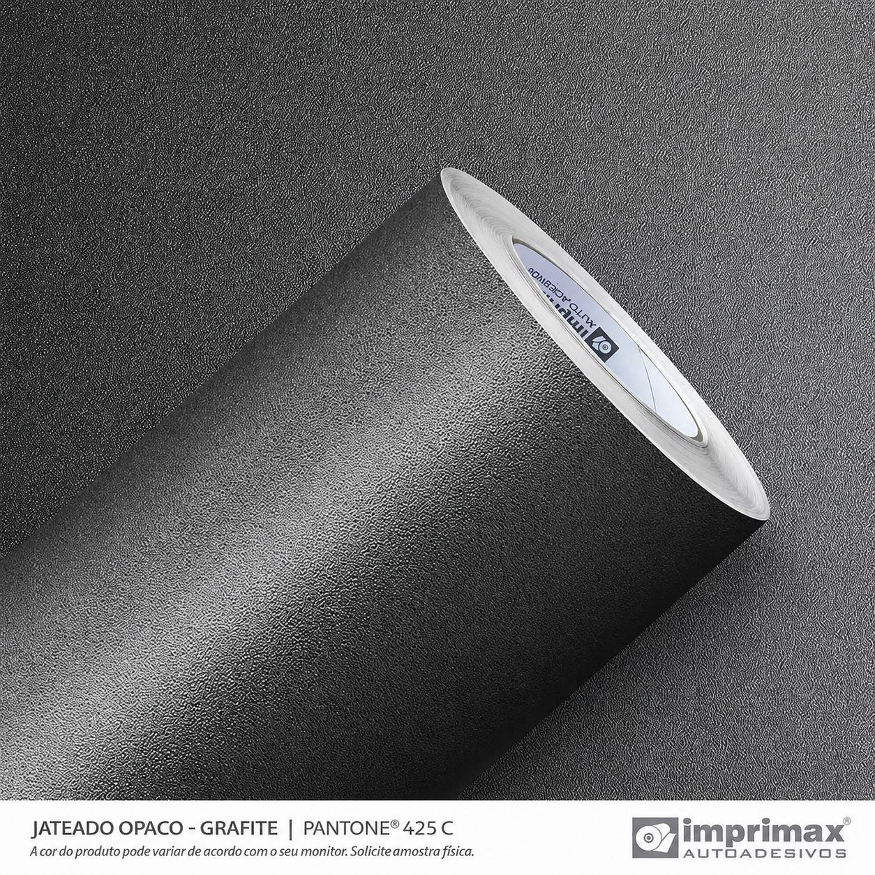 Vinil GM Jateado Opaco Grafite - 1,40