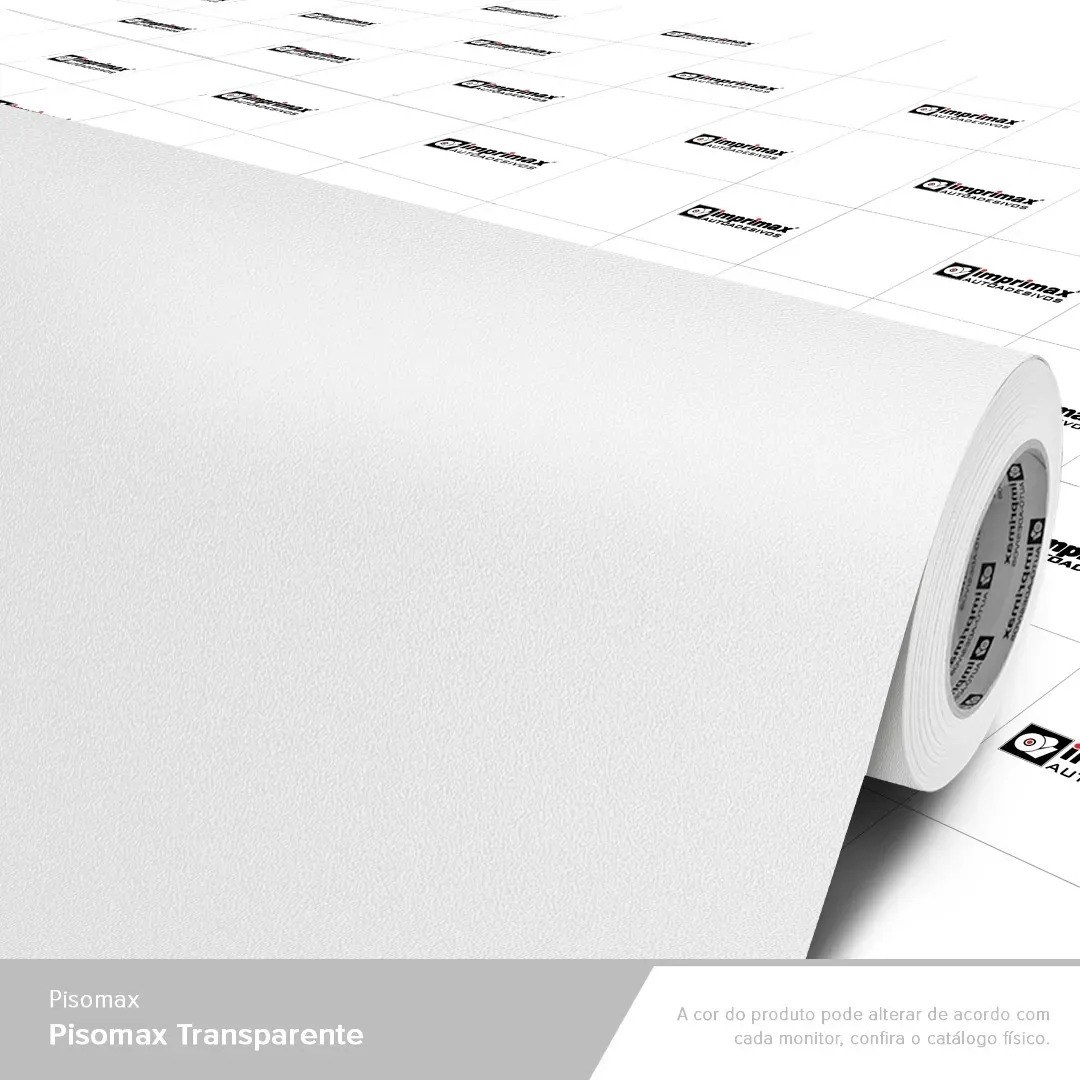 Vinil Color Pisomax Transparente - 0,12 x 1M