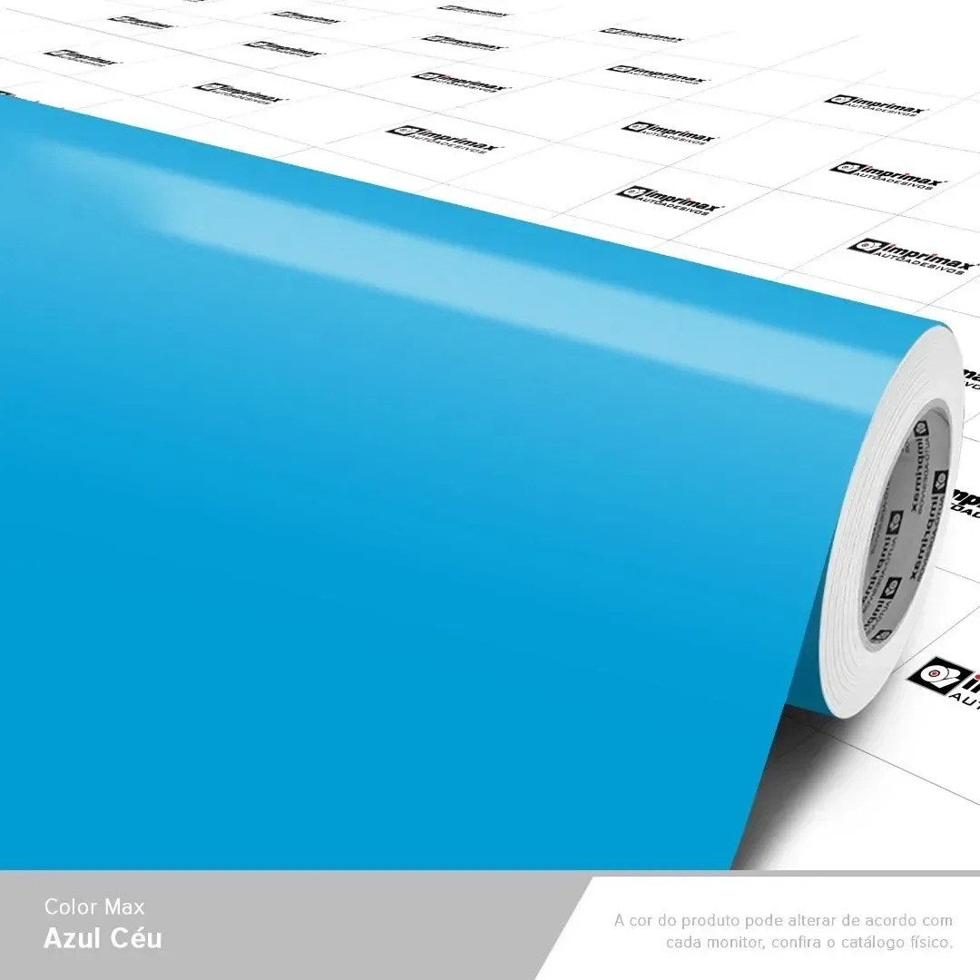 Vinil Color Azul Céu - 1M