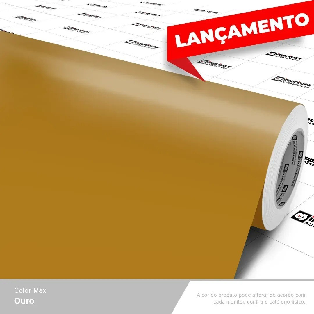 Vinil Color Ouro - 1M