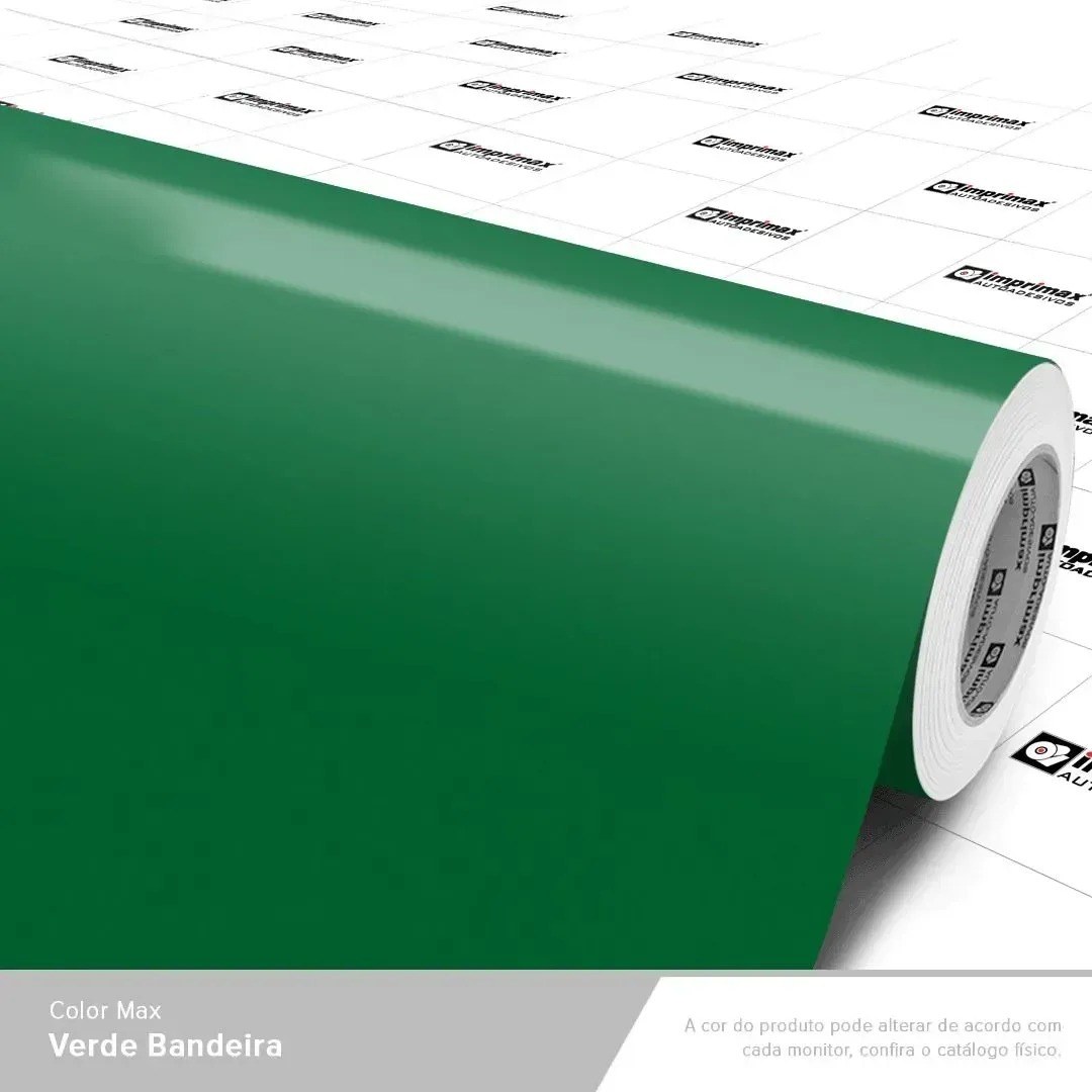 Vinil Color Verde Bandeira - 1M