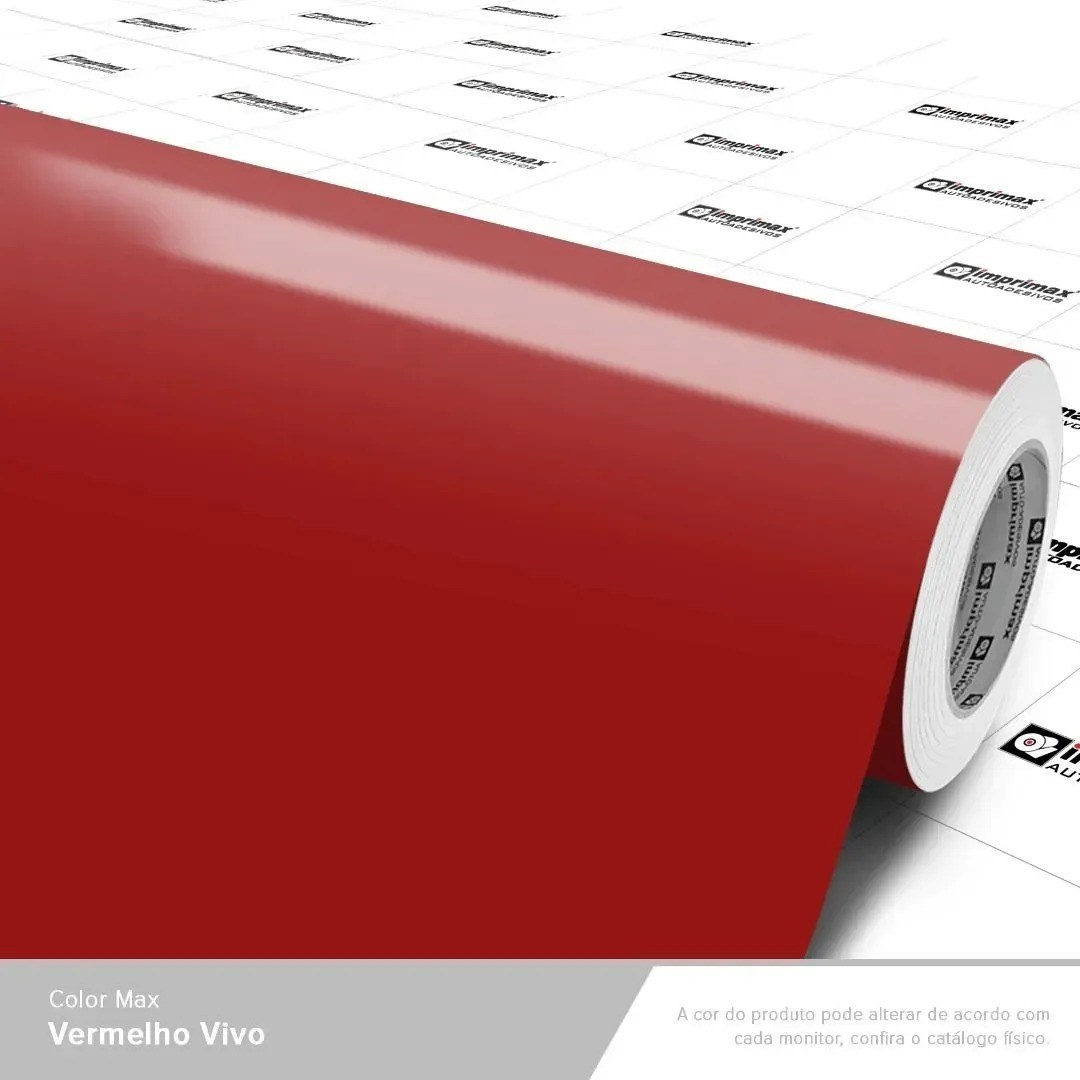 Vinil Colar Vermelho Vivo - 1M